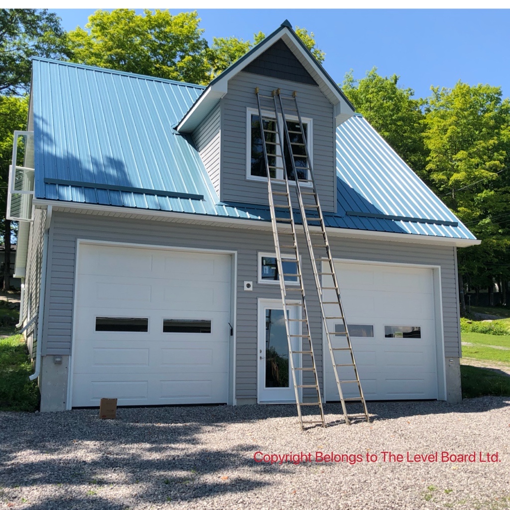 The Vinyl Siding of A Garage